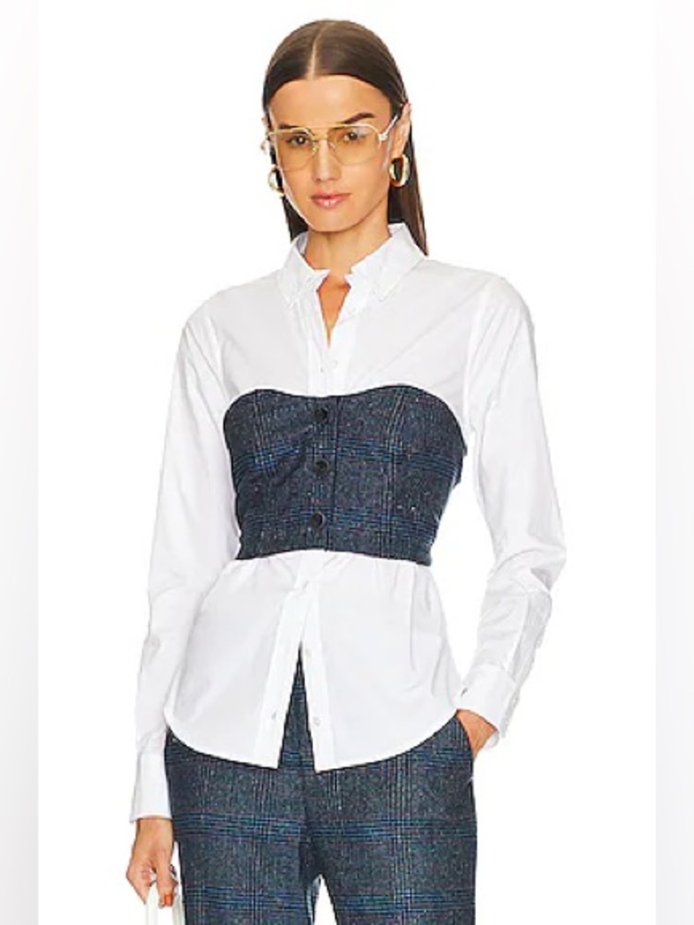 Veronica bead | callen button up top